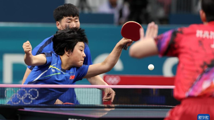 日本乒乓球队轻取韩国乒乓球队，许昕绝境逆转